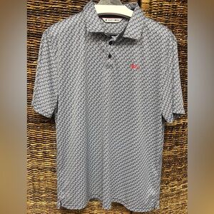 Black Clover-Black/White Polo Shirt with Logo,‎ Size: XLarge